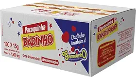 Paçoca Dadinho Caixa Rolha FP 100x15g