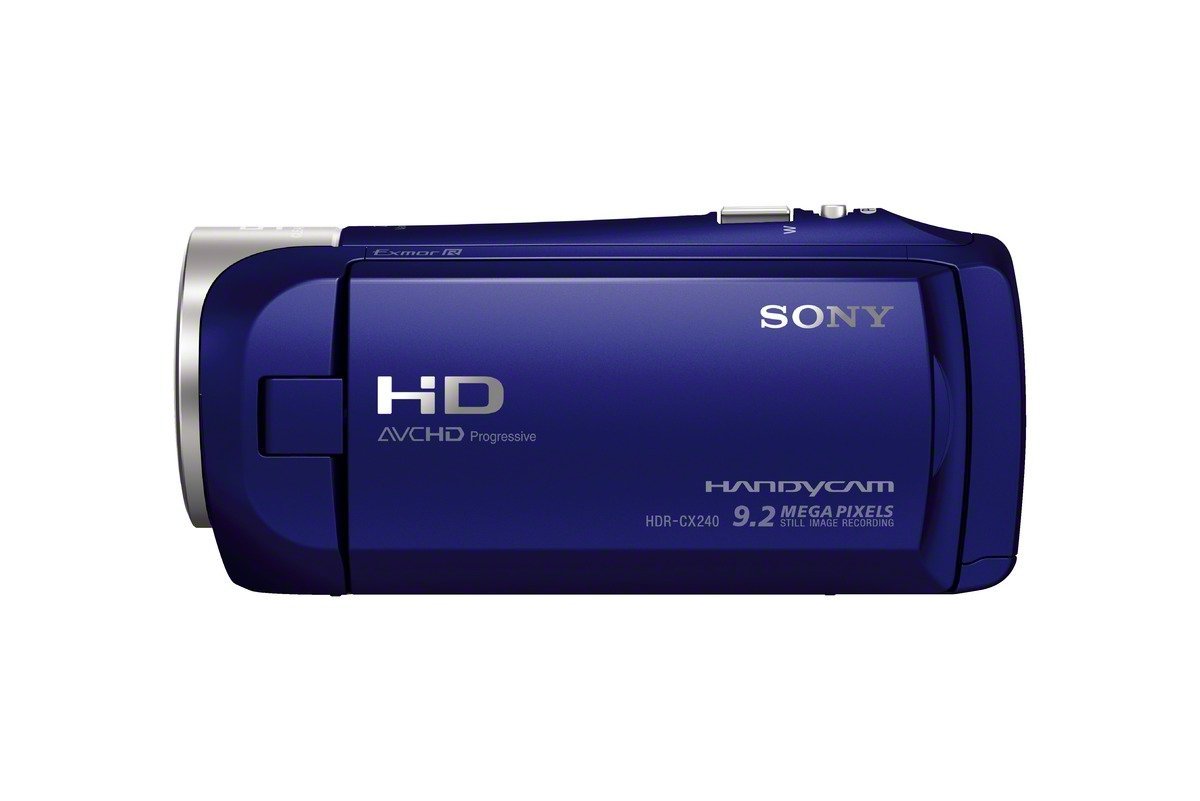 Amazon.com : Sony HDRCX240/L Video Camera with 2.7-Inch LCD (Blue