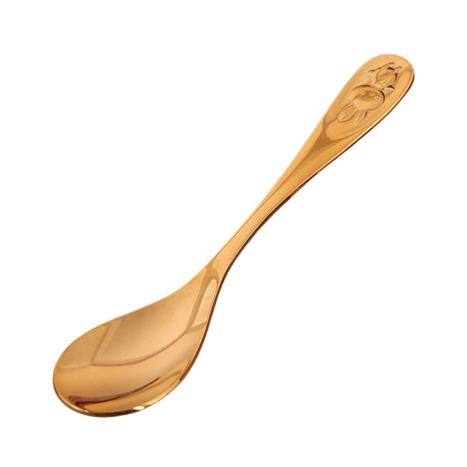 LUCKGONI Elegant Chinese Birth Animal Soup Spoon Bronze 12 Animal Design Optional For Dining And Collecting