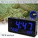 SOSECCE Digital Alarm Clock, Alarm Clocks for Bedrooms with USB Port for Charging, Adjustable Brightness Dimmer and Alarm Volume, 12/24Hr, Snooze, Temperature Display