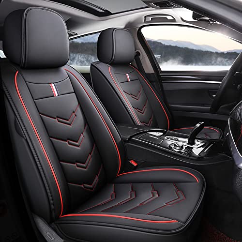 jxgzyy Car Seat Covers Full Set, Waterproof Premium Leather Cushion ...