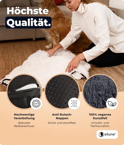 Belune Waschbarer Ersatzbezug (Dunkelgrau, 80cm)