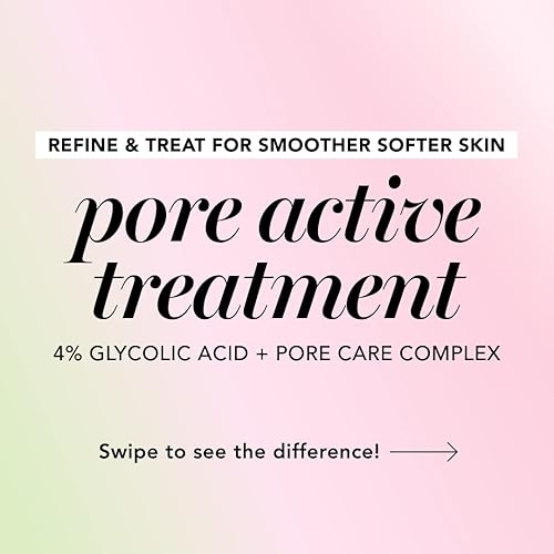 Miniatura 3 de Saturday Skin Tratamiento activo de suero de poros para la cara 4% ácido glicólico para el cuidado de los poros ayuda a refinar la textura de la