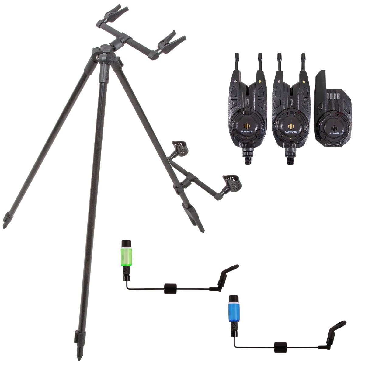 Ultimate Set De Rod Pod para Carpfishing En Río - Combo Carpfishing