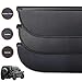 Compatible with Land Rover Defender 110 2020-2025 Retractable Cargo Cover Car Rear Trunk Luggage Cover Security Shield Shade Trunk Organizer Rear Compartment Covers, Increase Storag(Size:Leather)
