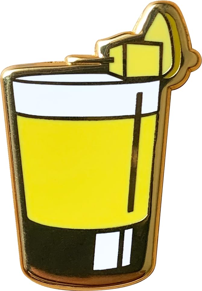 Image of Classic Cocktail Cute Enamel Pins for Bartender Aprons, Jackets, Backpacks and Purses, Shirt and Suit Lapels, Button Badges Brooch Fashion Jewelry