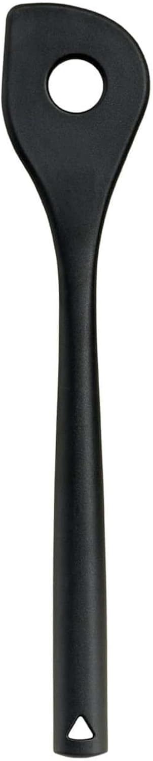 triangle Mixing Spoon 270° C/518° F - Sturdy, Heat-Resistant Nylon for Pots & Non-Stick Pans - Large Handle with Hanging Hole - Dishwasher Safe