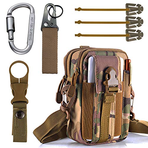 Riñonera Multiusos EDC Tactical Molle Pouch Outdoor Compact Organizador De Gadgets Utilidad