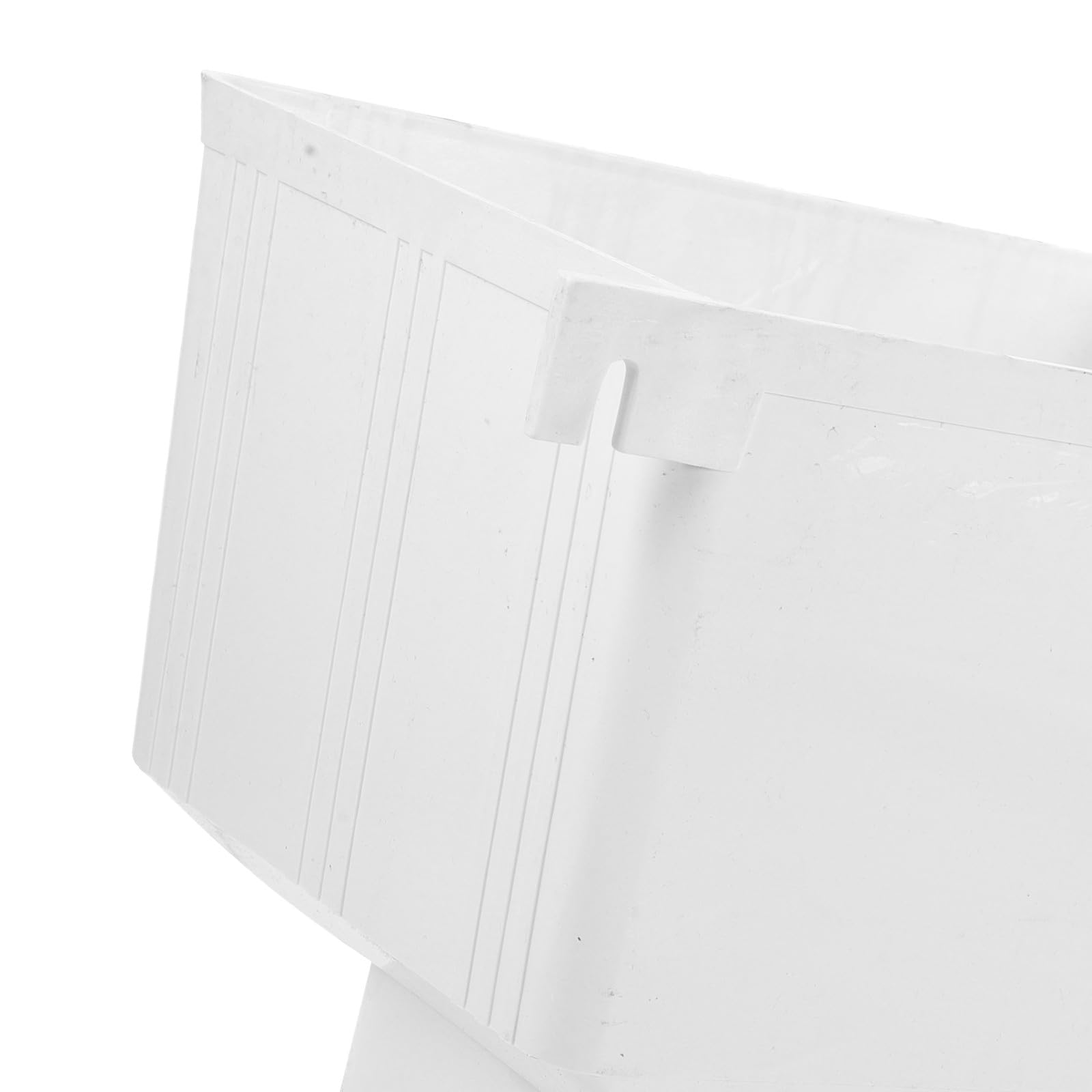 UPKOCH Desviador de Agua de Lluvia para Canaletas Pluviales de PVC Blanco, Resistente Presión y Fácil Instalación para Sistemas de Drenaje Domésticos y Fabriles