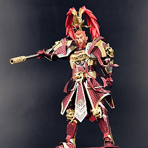 LUYIYI Puzzles en métal 3D Modèle The Singe King Adulte Kids Kits DIY Kits Laser Assembly Assembly Jigsaw Toys éducatifs Collection Cadeaux de Noël