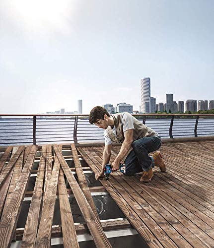 Bosch Professional 18V System combi-kit : Visseuse à chocs sans-fil GDR 18V-200 + perceuse-visseuse sans-fil GSR 18V-55 (avec 2 batteries 4,0 Ah, chargeur rapide GAL 18V-40, L-Case)