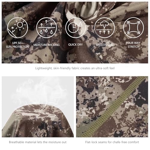 Image of BASSDASH UPF 50+ UV Sun Protection Neck Gaiter Fishing Mask Hunting Kayaking Hiking Cycling Ski Sports