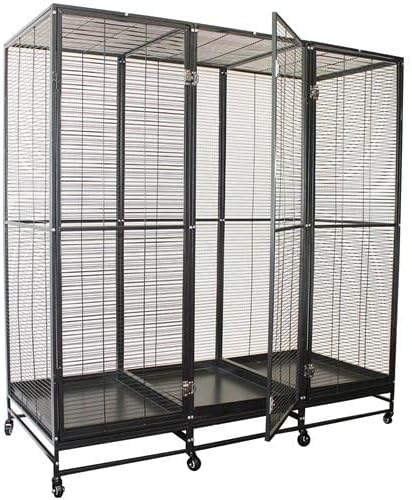 Jaula Borneo con complemento, para deslizadores de azúcar, ardillas, marmosets y otras mascotas pequeñas