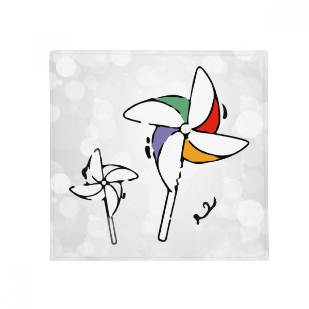 Moulin à vent météo tapis de sol lavable anti-slip pour animaux domestiques 60x60 cm