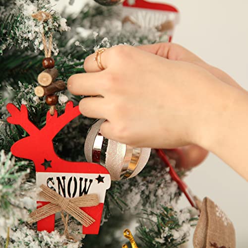 100 Pack Christmas Ball Ornaments Set Shatterproof Plastic Decorative Hanging Xmas Tree Glittering Balls Assorted With Hanging Rope Pendants Wedding Halloween Party Decoration #TOP4