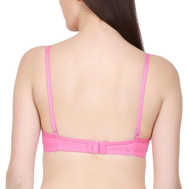 Image of Women's Spandex Cotton Padded Lingerie Bra Panty Set Full Coverage S to 3XL