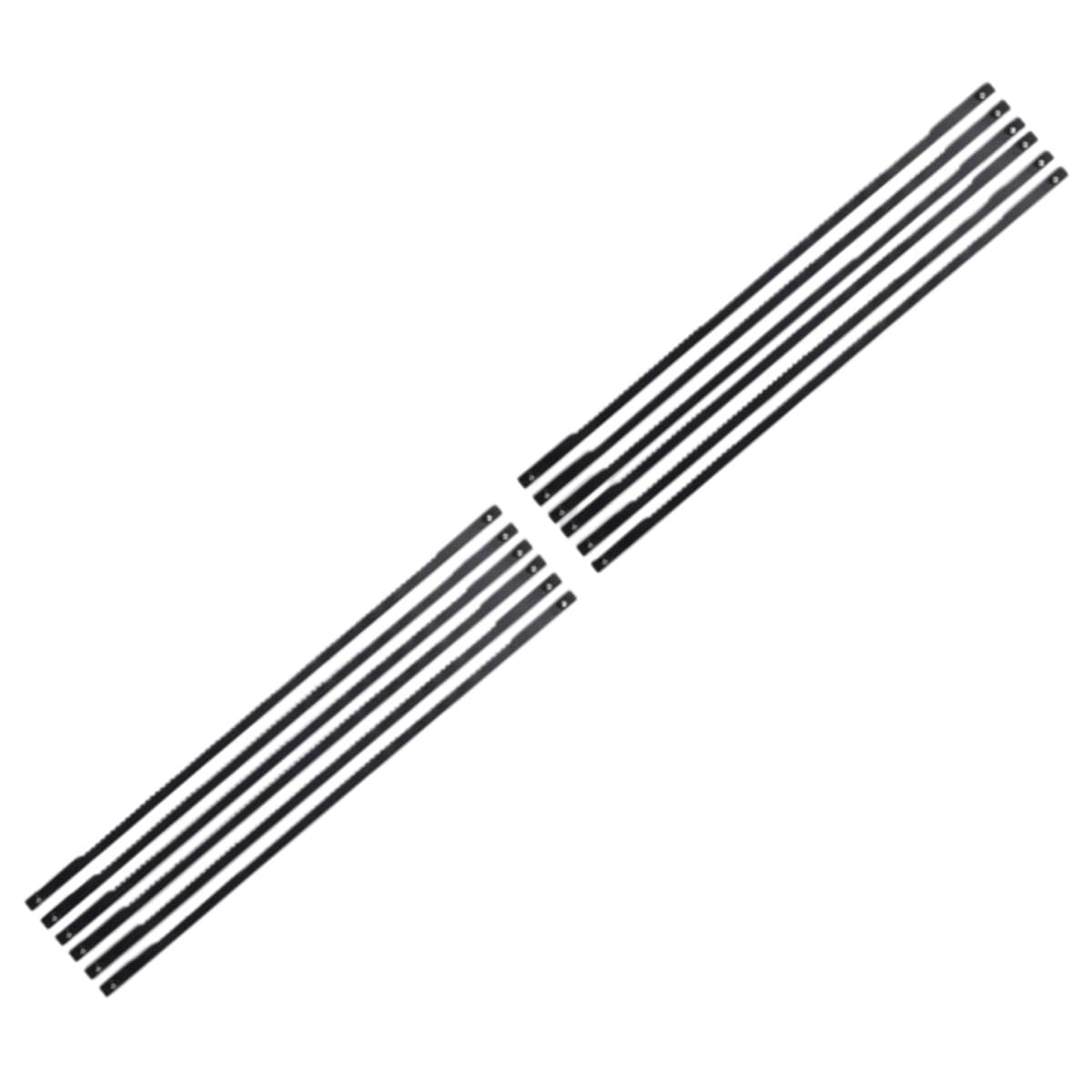 36pcs Spiral Blades with Cross Pin, 127mm Carbon Steel Fretsaw Blades 15/18/24TPI for Wood Plastic Foam