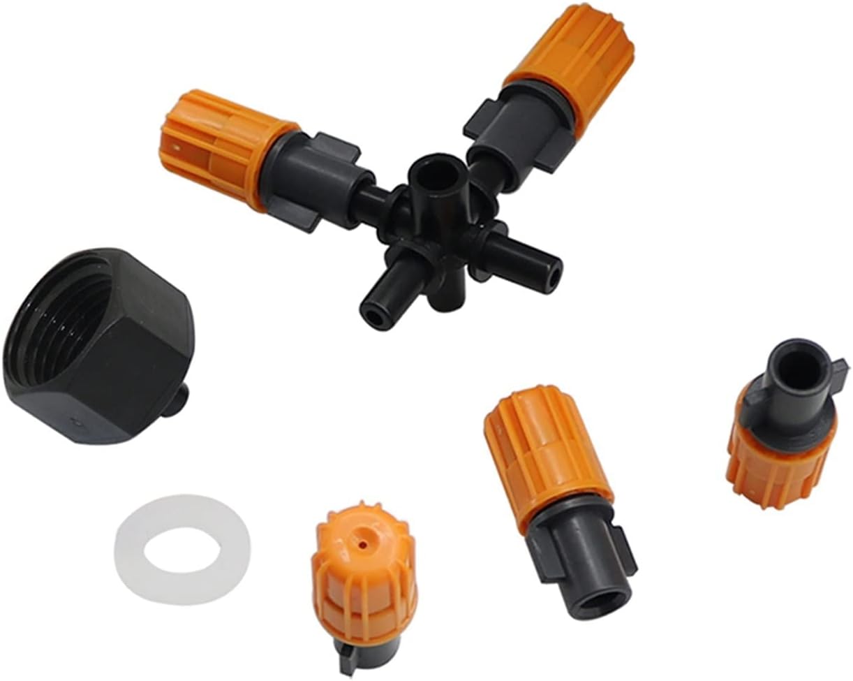 Gardening Irrigation Dripper 3 Sets of Multi-Channel Atomization Sprinklers Garden Water Irrigation System Humidification and Cooling Sprinklers