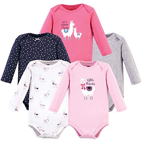 Image of Hudson Baby unisex-baby Cotton Long-sleeve Bodysuits