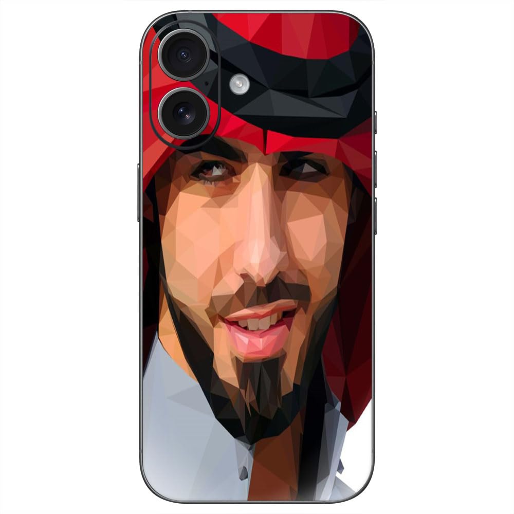 GADGETS WRAP Printed Vinyl Wrap Skin Sticker Decal for Apple iPhone 17 - Omar Borkan Lowpoly Art Multicolor
