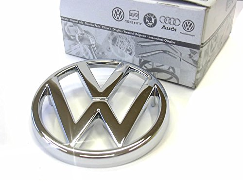 Genuine VW Front Grill Badge Emblem Chrome Nos - 321853601