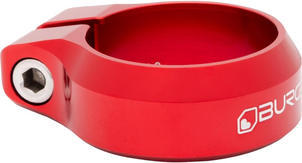 Burgtec Seat Clamp - 34.9mm Diameter - Race Red