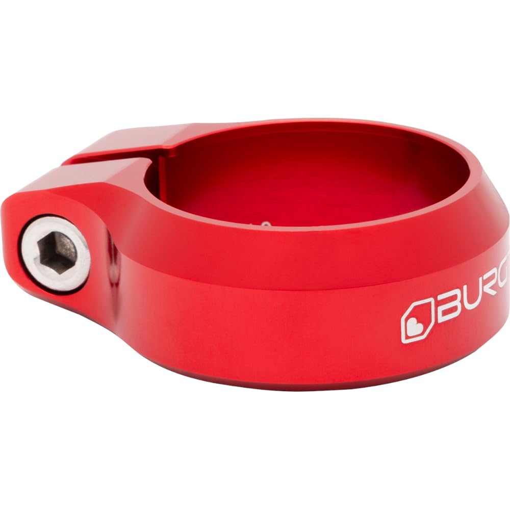 Burgtec Seat Clamp - 34.9mm Diameter - Race Red
