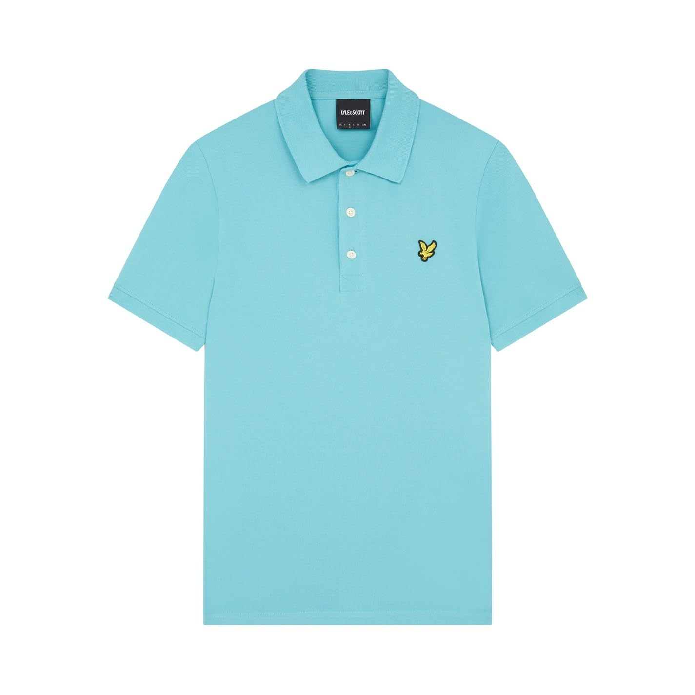 Lyle & Scott Mens Short Sleeve Polo Shirt Alpine Sky S