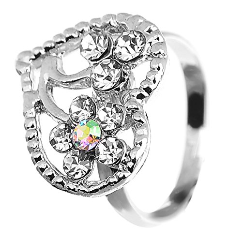 Yantu 602310541541 Shuning Children Kids 20Pcs Cute Crystal Adjustable Rings Jewelry thumb #4