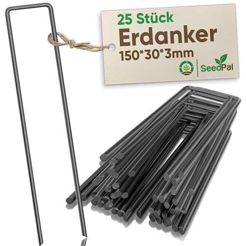 Ferropro Zeltheringe Set - 10 Stück 30 Cm Stahl-Heringe Für Sicheres Camping