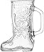 Anchor Hocking Glass Beer Boot 12.5 Ounce Mug, Set of 4