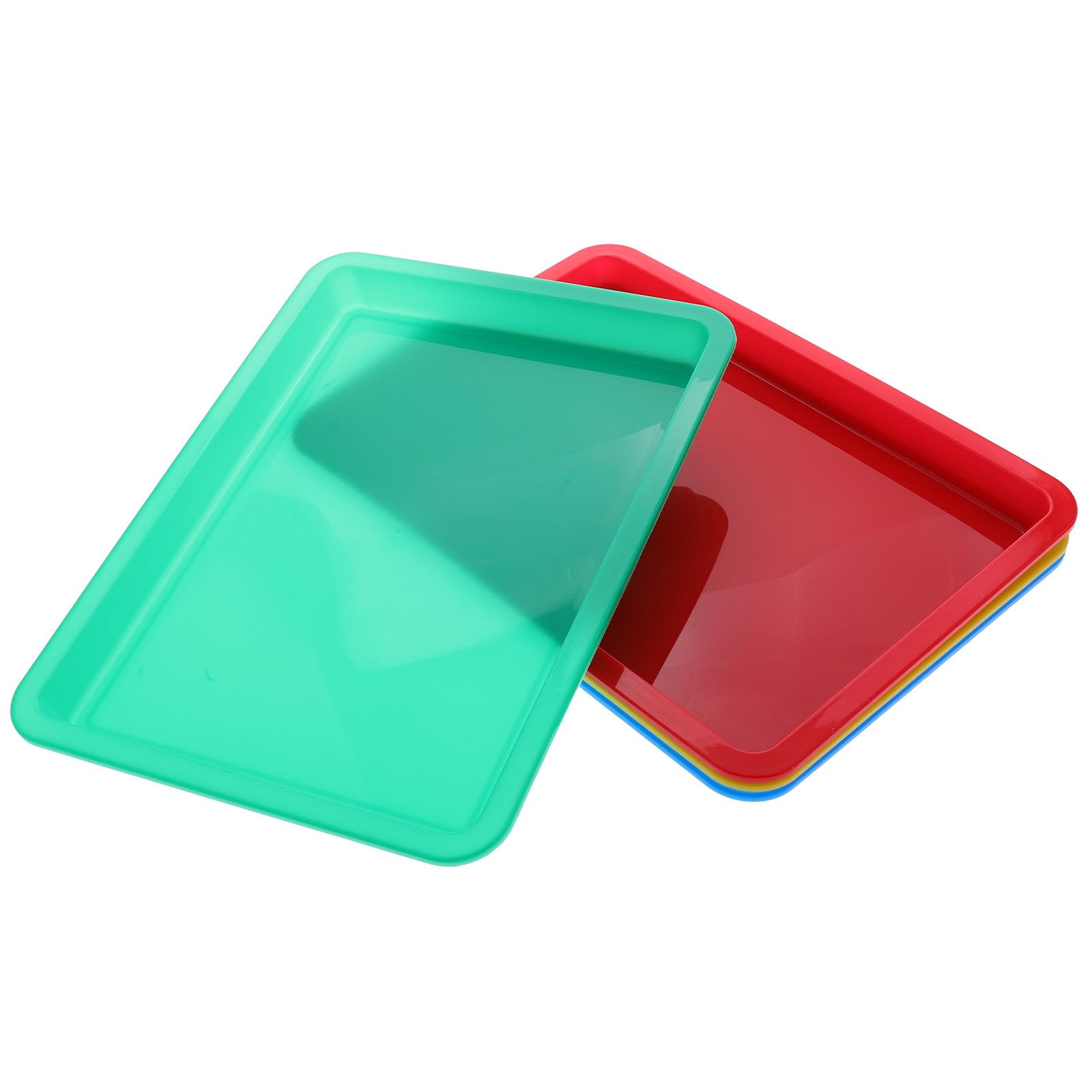 Bandeja de plástico de 4 piezas para manualidades infantiles escolares Toddmomy