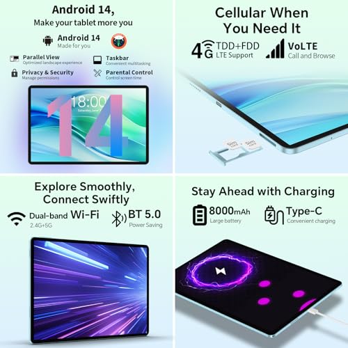 TECLAST P50 Tablet 11" 16GB RAM 128GB ROM Doble SIM - Imagen 6