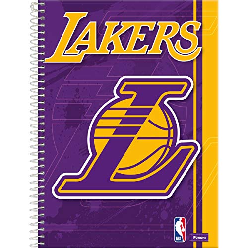 Caderno 10 Matérias Capa Dura 2019 NBA 200 Folhas, Foroni 9301, Multicor, 4 unidades