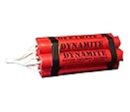 Fake Toy Dynamite Replica Seven Stick Bundle - Life Sized Novelty Gag Gift or Film Prop (Acme Corporation) (Realistic Dynamite)