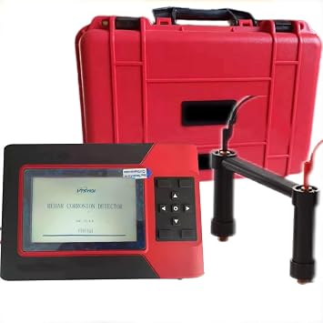 Rebar Rust Detection Rebar Corrosion Detector Rebar Scanner Concrete Rebar Locator With JGJ/T152-2019 Standard Measure Potential 1000mV Accuracy 1mV Distance 1-100cm Measure Area 8100 m2