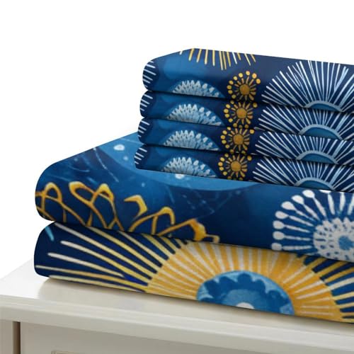 Feux d'artifice 3D housse de couette zippée et microfibre douce