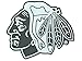 NHL Chicago Blackhawks WCR29636014 Perfect Cut Decals, 8" x 8"