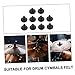 Totority 3sets Applications Drum Cymbal Stand Felts Drum Supplies Cymbal Replacement Sleeve Professional Percussion Accessories 10pcs*3