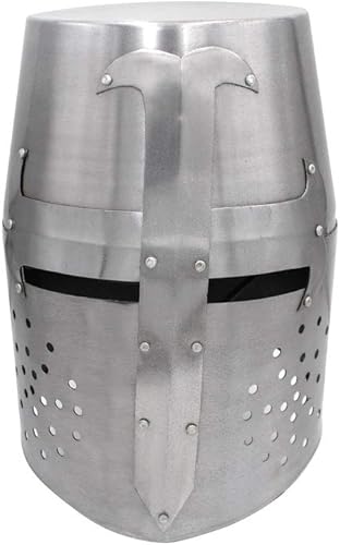 Miniatura 2 de Medieval Warrior Templar Crusader Knights Helmet Wearable for Adult Medieval Costumes