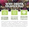 Nelson's Tea Raspberry Hibiscus Tea - Caffeine Free, Cut & Sifted Green Rooibos, Honeybush, Dried Raspberries, Acai, and Pomegranate Loose Leaf (16 oz)