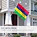 Anley Fly Breeze 3x5 Feet Mauritius Flag - Vivid Color and Fade Proof - Canvas Header and Double Stitched - Mauritian Flags Polyester with Brass Grommets 3 X 5 Ft