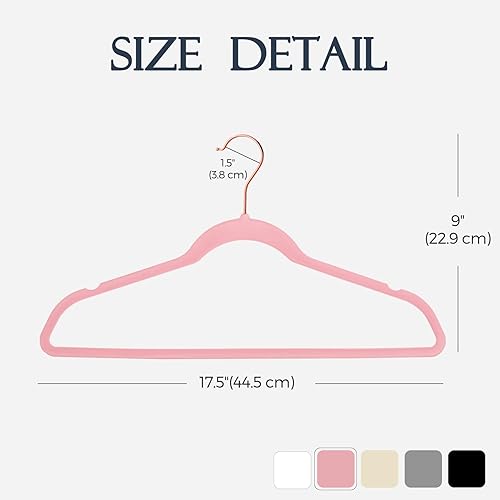 Miniatura 176 de HOUSE DAY - Perchas de terciopelo antideslizantes para trajes (60 unidades)