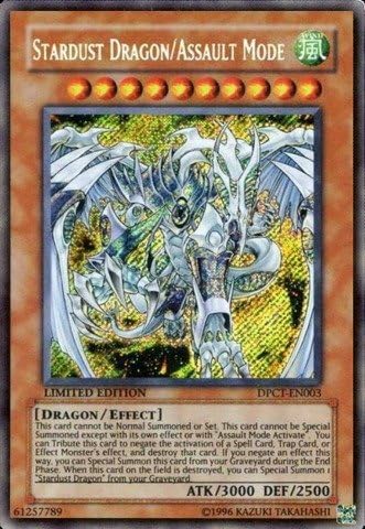 Yu-Gi-Oh! - Stardust Dragon/Assault Mode (DPCT-EN003) - Duelist Pack Exclusive Tin Promos - Limited Edition - Secret Rare