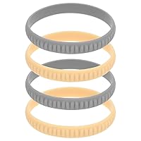 Vista 10 de Rodilleras de silicona para aliviar el dolor, banda elástica de apoyo para correr, baloncesto y actividades deportivas, 2