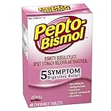 Pepto-Bismol, Regular Strength, Tablets Original, 48 per Box