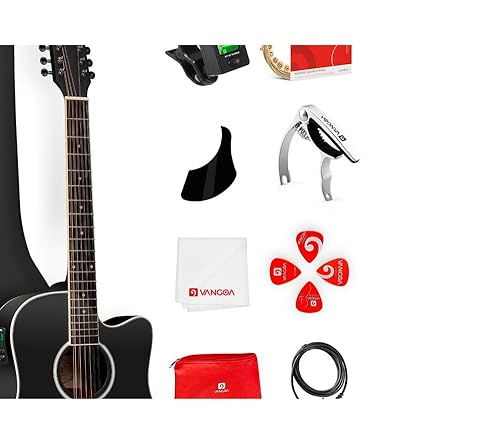 Amazon.com: Vangoa 12 String Guitar Acoustic Electric, Upgraded