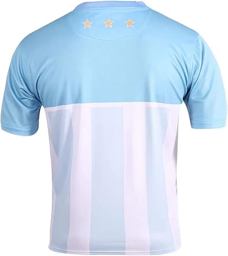 Miniatura 2 de Camiseta oficial de fútbol para fanáticos de la Copa Mundial 2022  Copa América 2024 Argentina, Brasil, México y compatible con Estados Unidos