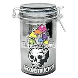 Ted Miller Innovation 6" Glass Jar with Clamping Lid (Brain Under Reconstruction)