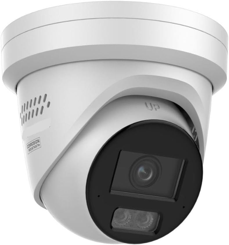 DS-2CD2387G3-LIS2UY/SL 4K 8MP Smart Hybrid Light POE IP Turret Dome Camera Outdoor with Color-Vu 3.0, H.265+, Two-Way Audio, Scene-Adaptive WDR, Anti-Corrosion Design, IP67, Human & Vehicle Detection